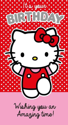 Picture of HELLO KITTY BIRTHDAY CARD